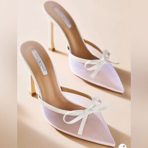 Tony Bianco Cream Pointed Heels